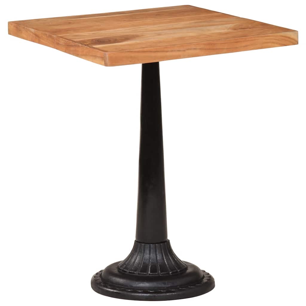 Table de bistro 60x60x76 cm Bois d'acacia massif - XIOS