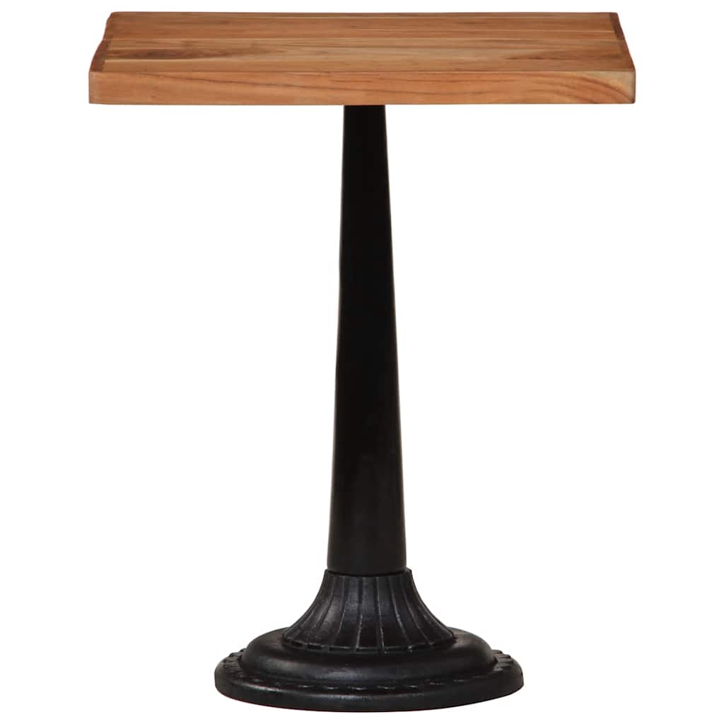 Table de bistro 60x60x76 cm Bois d'acacia massif - XIOS