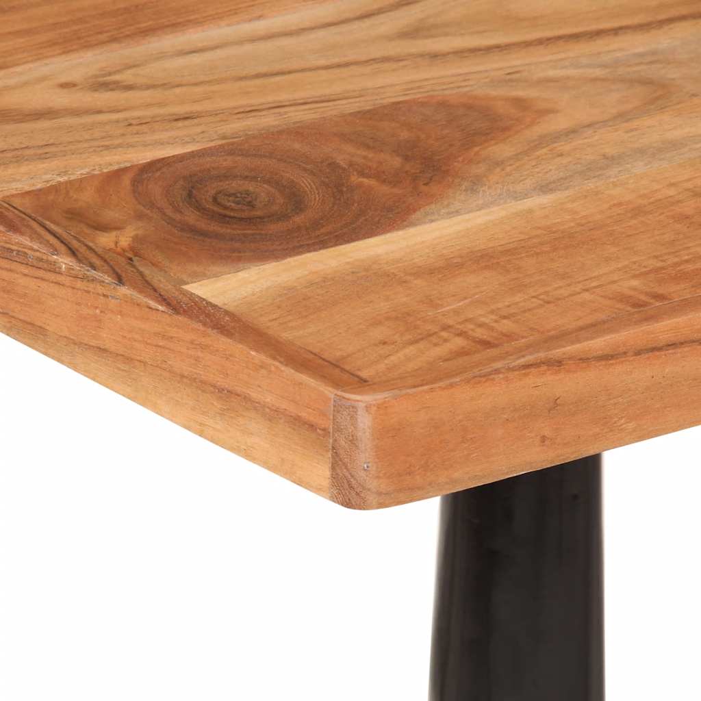Table de bistro 60x60x76 cm Bois d'acacia massif - XIOS