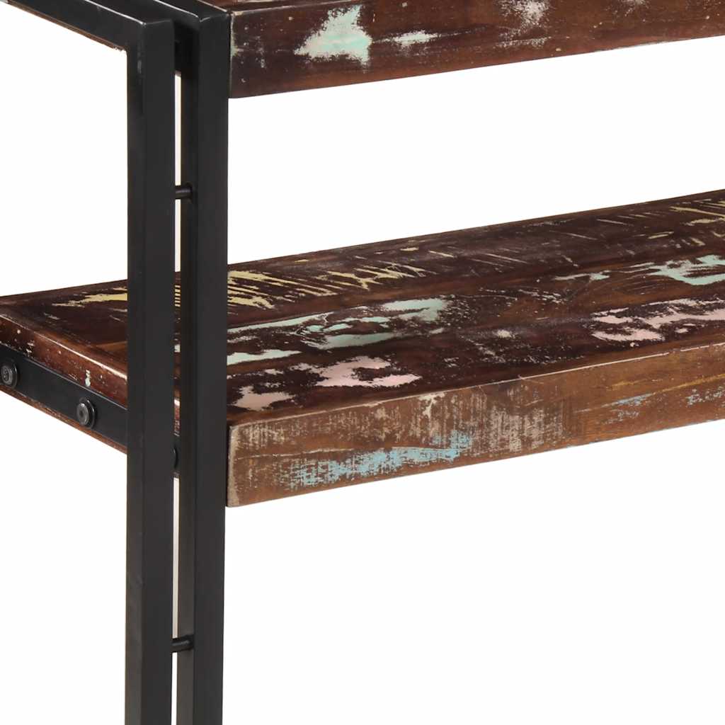 Table console 90x30x75 cm Bois de récupération massif - XIOS