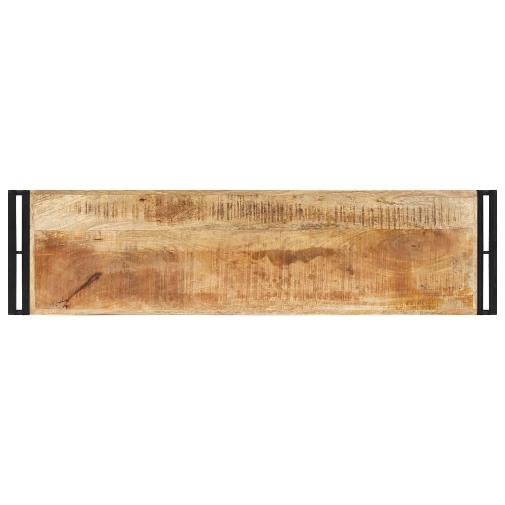 Table console 120x30x75 cm Bois de manguier brut - XIOS