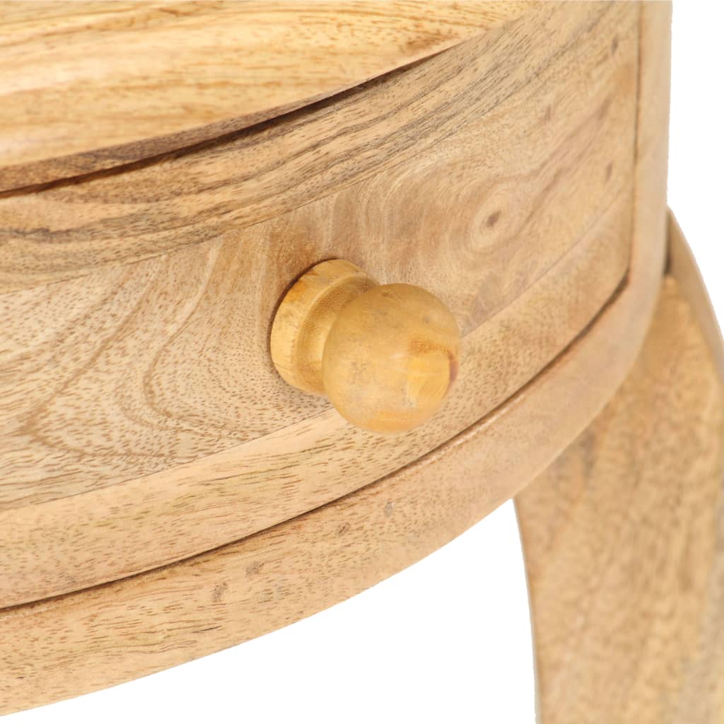 Table d'appoint 37x37x61 cm Bois de manguier massif - XIOS