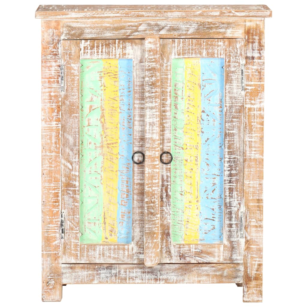Buffet 61x35x76 cm Bois d'acacia brut - XIOS