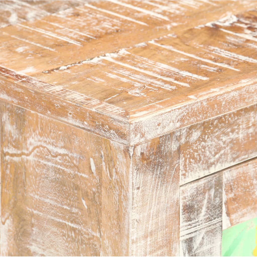 Buffet 61x35x76 cm Bois d'acacia brut - XIOS