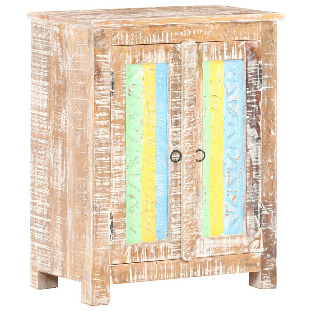 Buffet 61x35x76 cm Bois d'acacia brut - XIOS