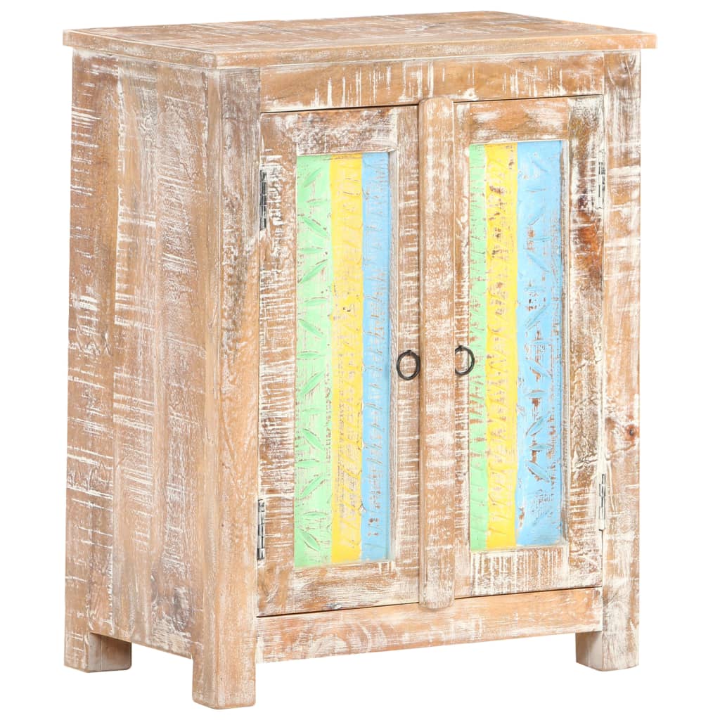 Buffet 61x35x76 cm Bois d'acacia brut - XIOS