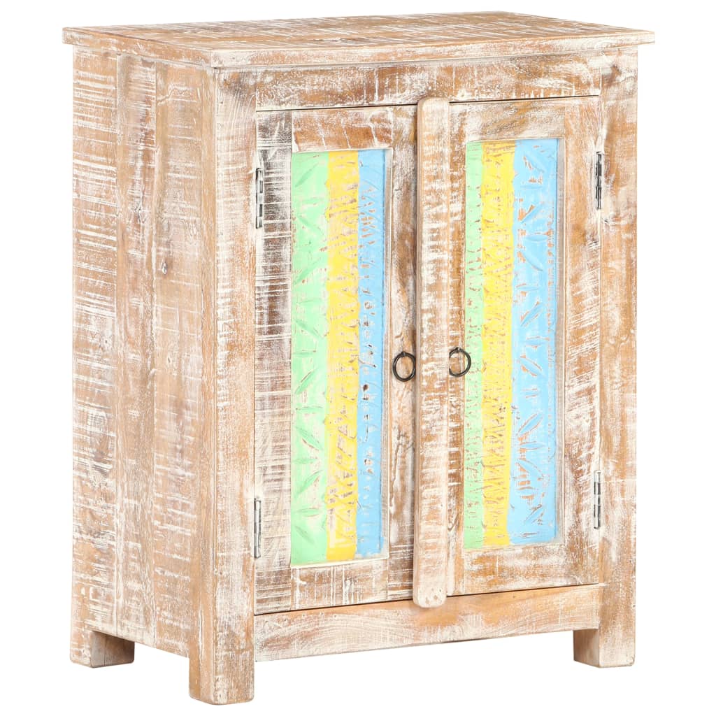 Buffet 61x35x76 cm Bois d'acacia brut - XIOS