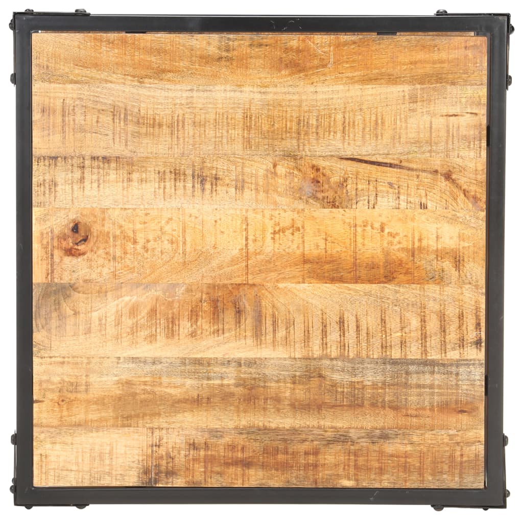 Table basse 60x60x35 cm Bois de manguier massif - XIOS