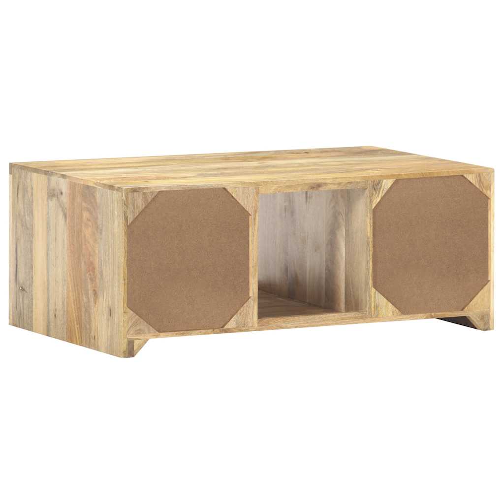 Table basse 90x50x35 cm Bois solide de manguier - XIOS