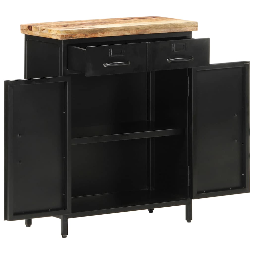 Buffet 60x30x76 cm Bois de manguier brut - XIOS