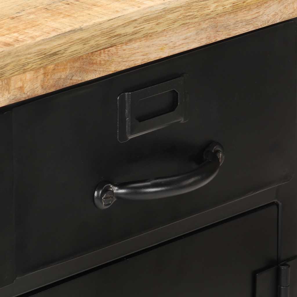 Buffet 60x30x76 cm Bois de manguier brut - XIOS