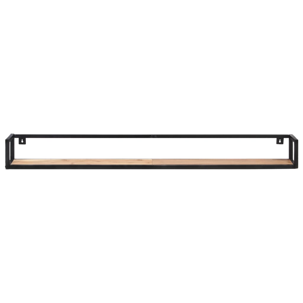Étagères murales 2 pcs 160 cm Bois d'acacia massif - XIOS