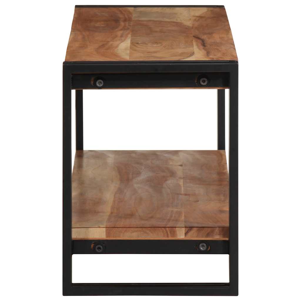 Meuble TV 120x30x40 cm Bois d'acacia massif - XIOS