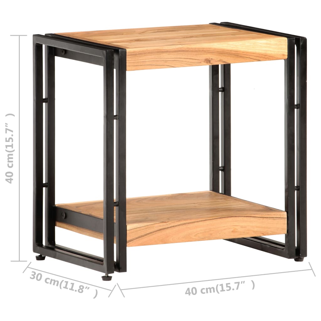 Table d'appoint 40x30x40 cm Bois d'acacia massif - XIOS