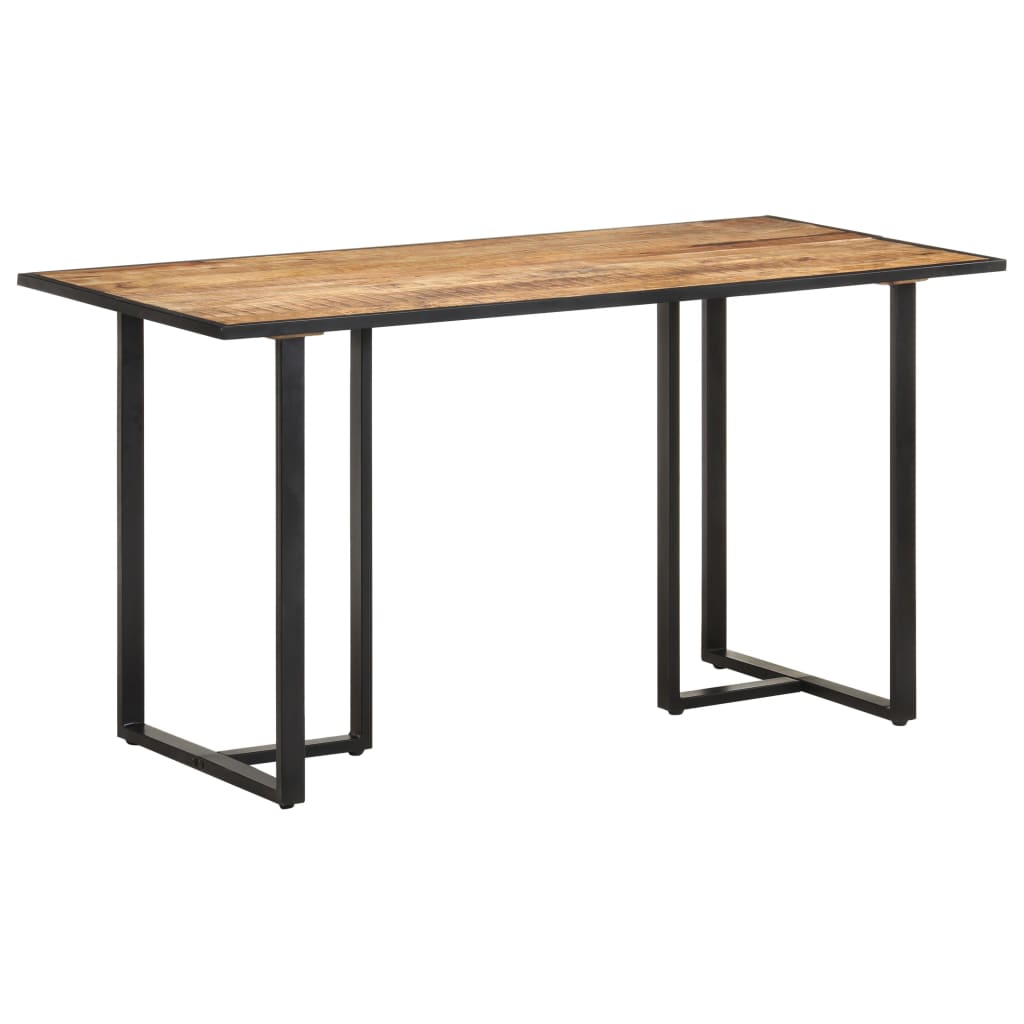 Table de salle à manger 140 cm Bois de manguier brut - XIOS