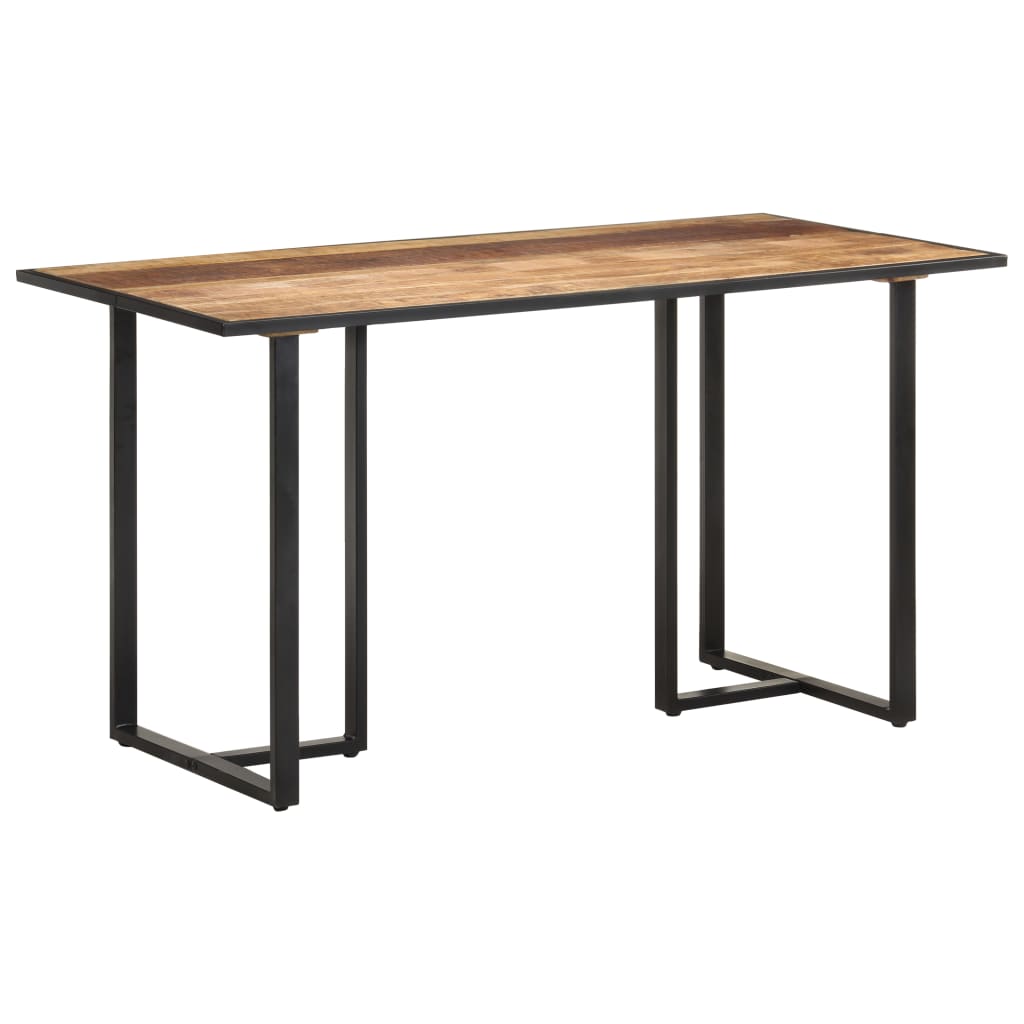 Table de salle à manger 140 cm Bois de manguier brut - XIOS