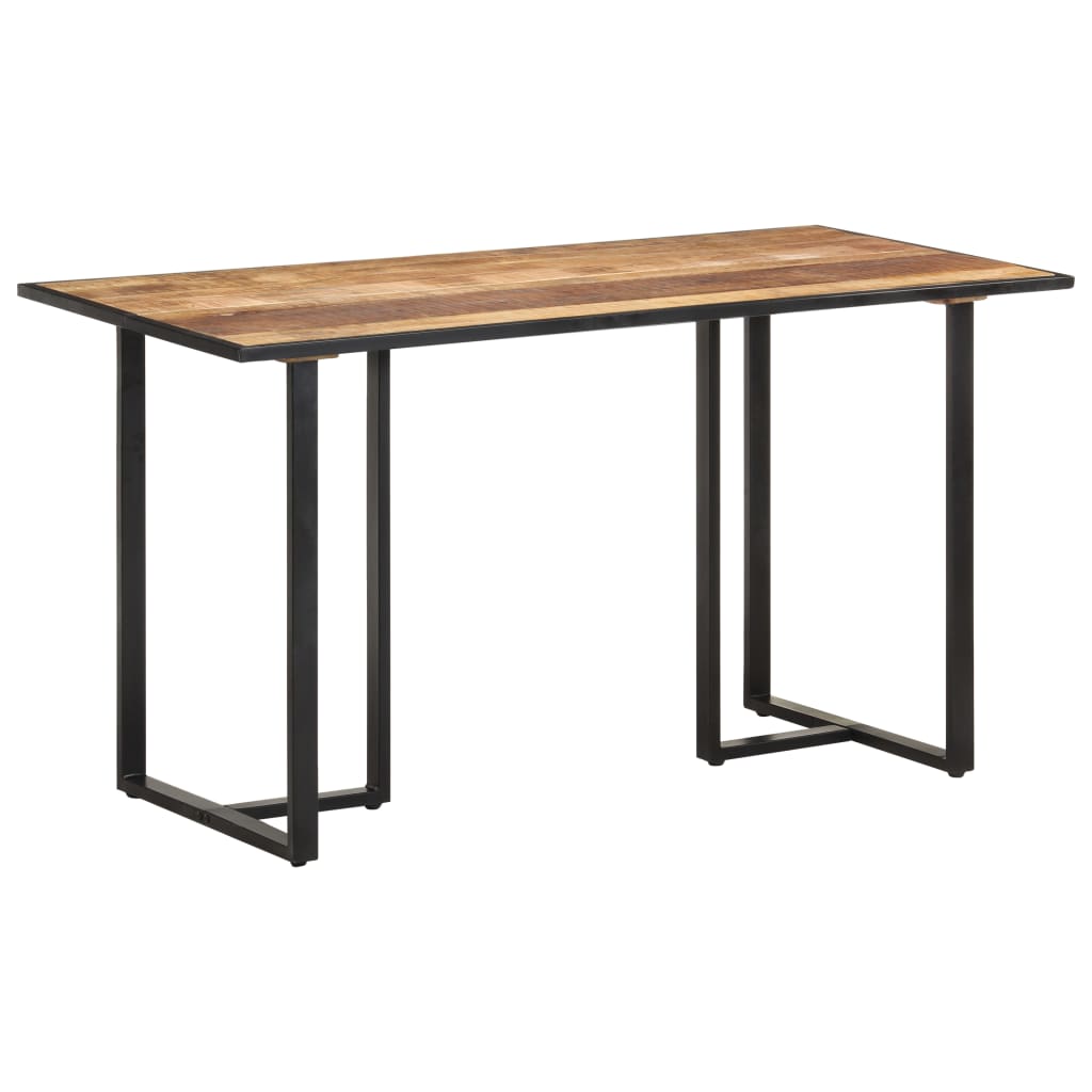 Table de salle à manger 140 cm Bois de manguier brut - XIOS