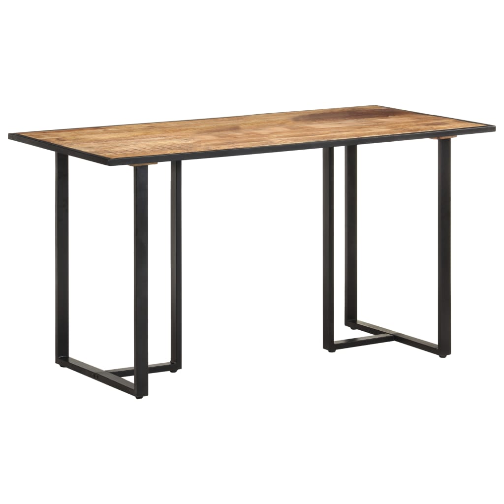 Table de salle à manger 140 cm Bois de manguier brut - XIOS