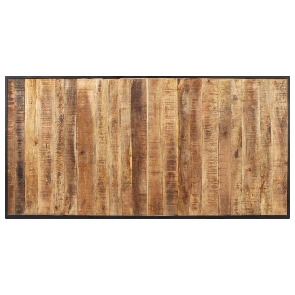 Table de salle à manger 160 cm Bois de manguier brut - XIOS