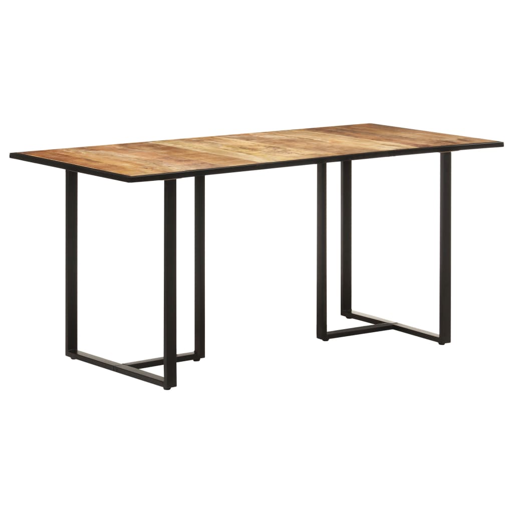 Table de salle à manger 160 cm Bois de manguier brut - XIOS