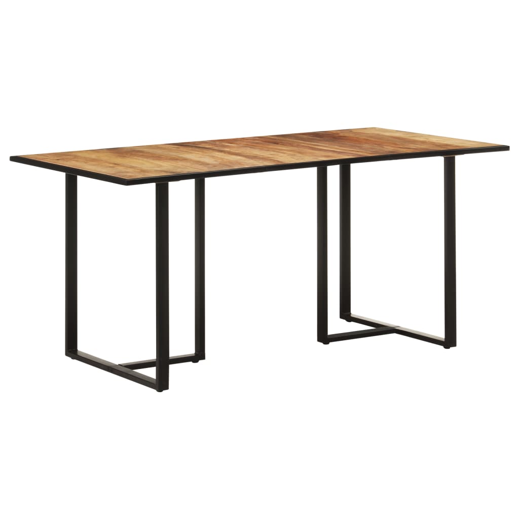Table de salle à manger 160 cm Bois de manguier brut - XIOS