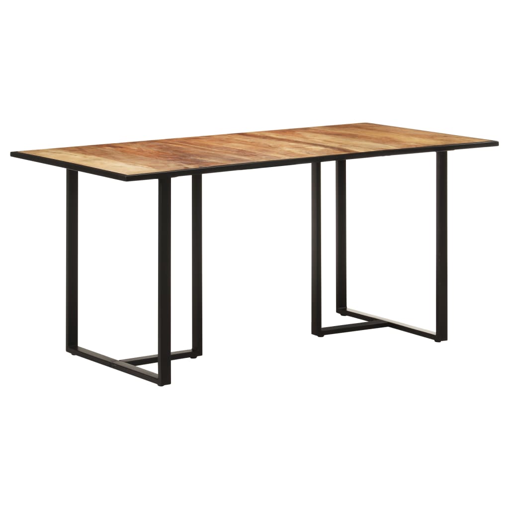 Table de salle à manger 160 cm Bois de manguier brut - XIOS