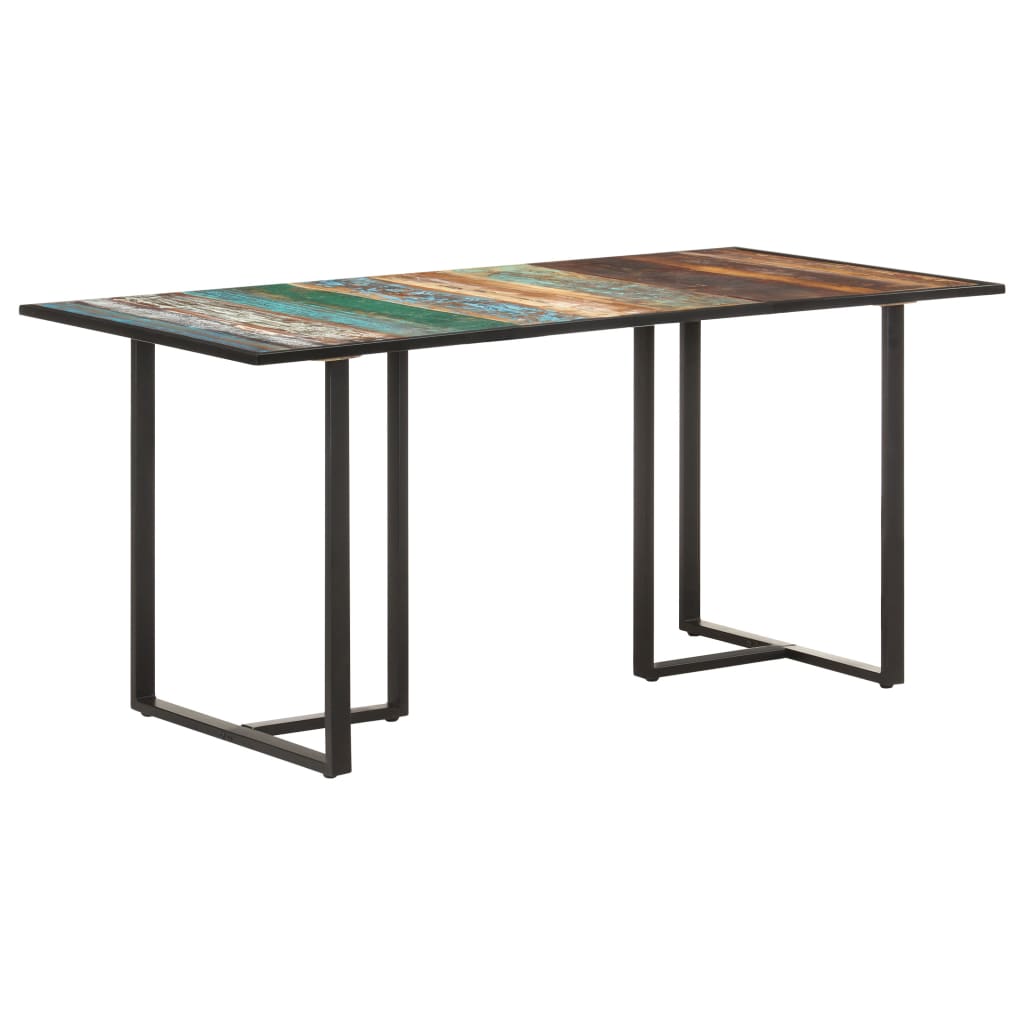 Table de salle à manger 160 cm Bois de récupération massif - XIOS