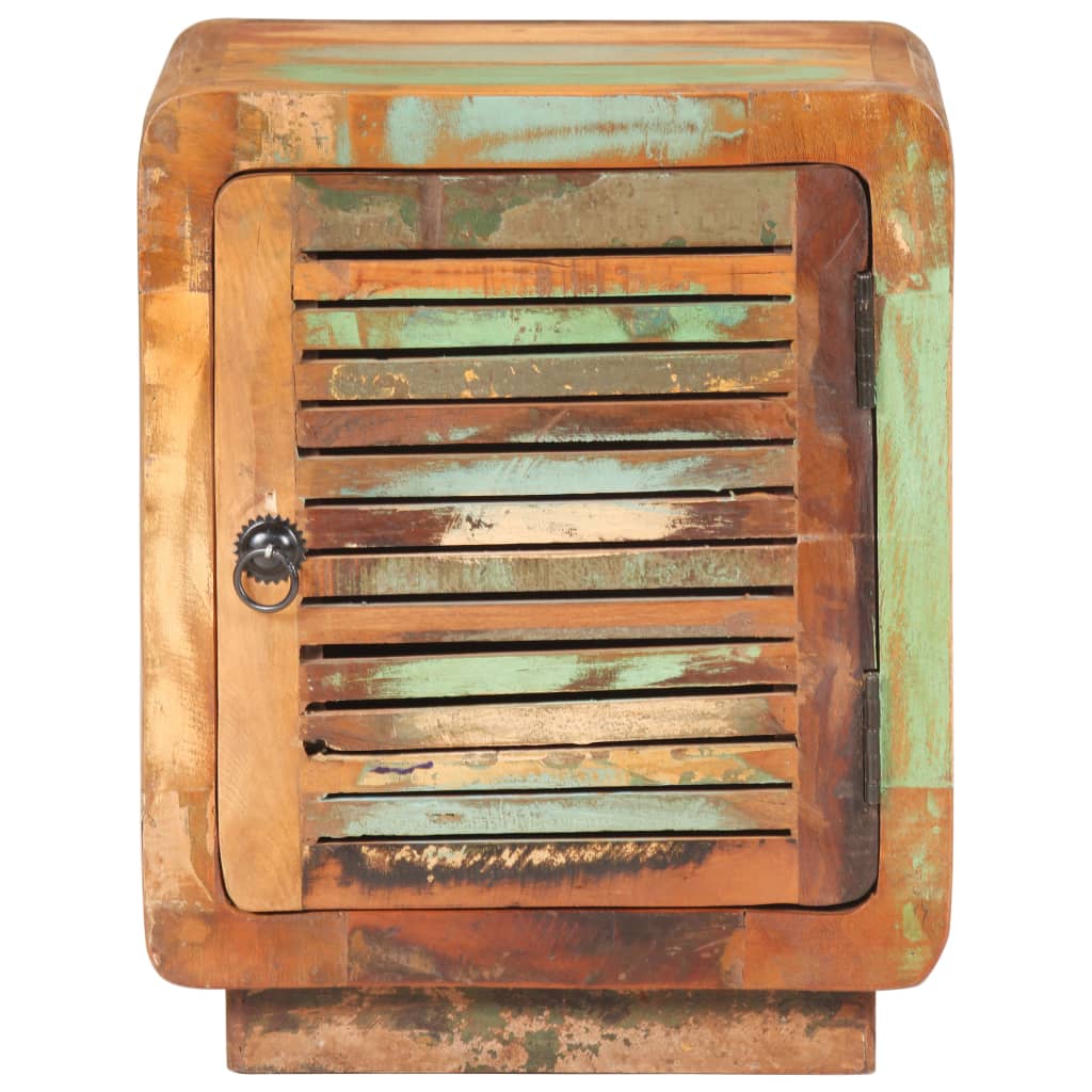 Table de chevet 40 x 30 x 50 cm Bois de récupération massif - XIOS