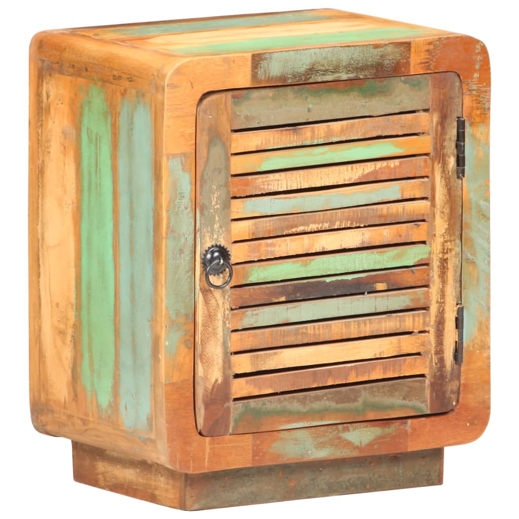 Table de chevet 40 x 30 x 50 cm Bois de récupération massif - XIOS