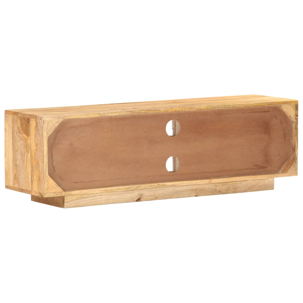 Meuble TV 116x30x35 cm Bois de manguier solide - XIOS