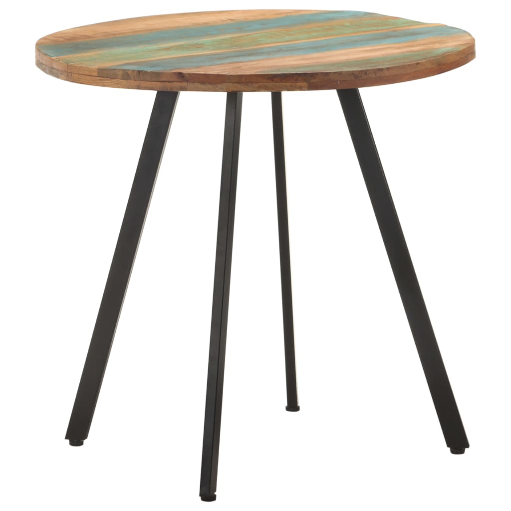 Table de salle à manger 80 cm Bois de récupération massif - XIOS