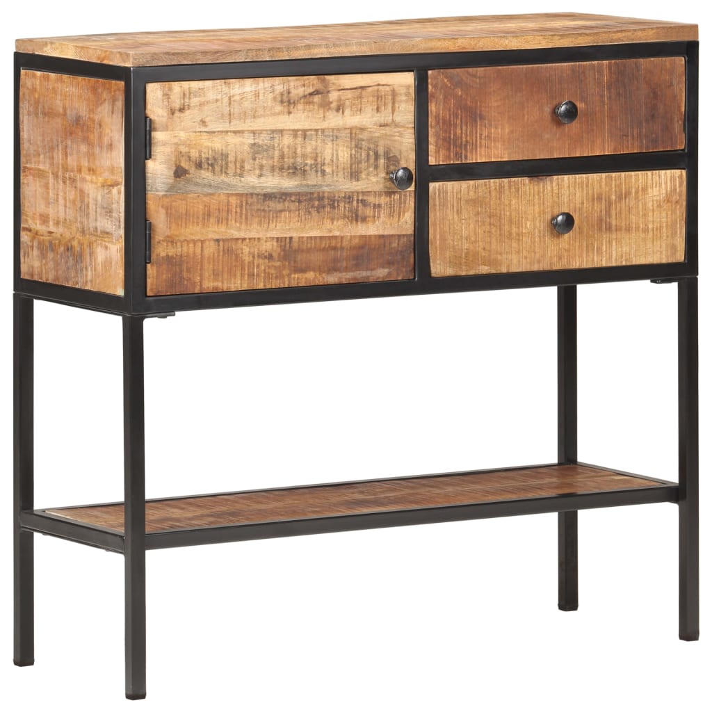 Buffet 85x30x80 cm Bois de manguier brut - XIOS