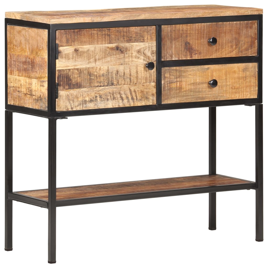 Buffet 85x30x80 cm Bois de manguier brut - XIOS