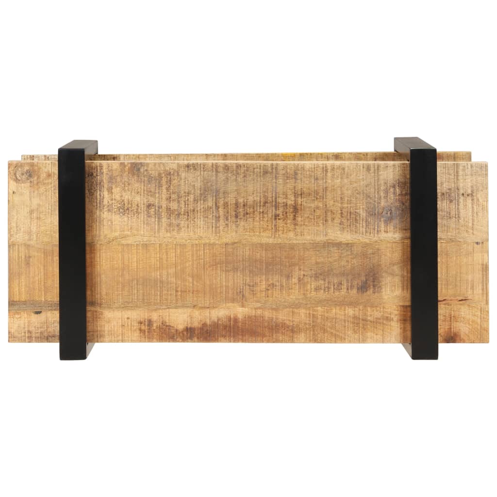 Meuble TV 90x40x40 cm Bois de manguier brut - XIOS