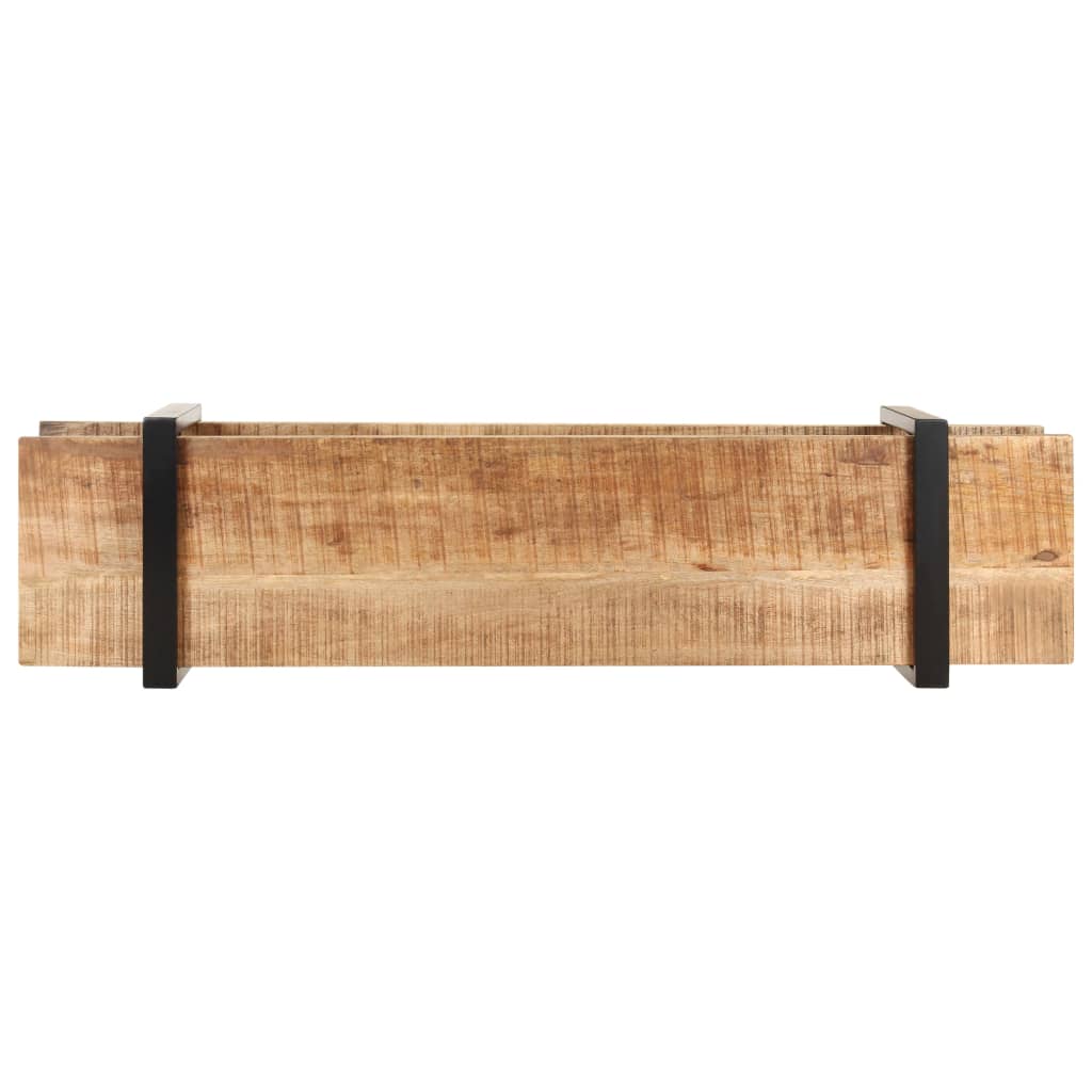 Meuble TV 160x40x40 cm Bois massif de manguier brut - XIOS