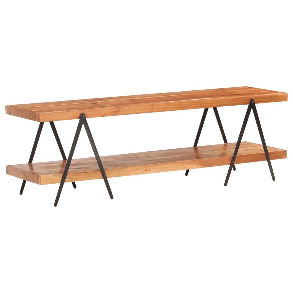 Meuble TV 160x40x50 cm Bois d'acacia solide - XIOS