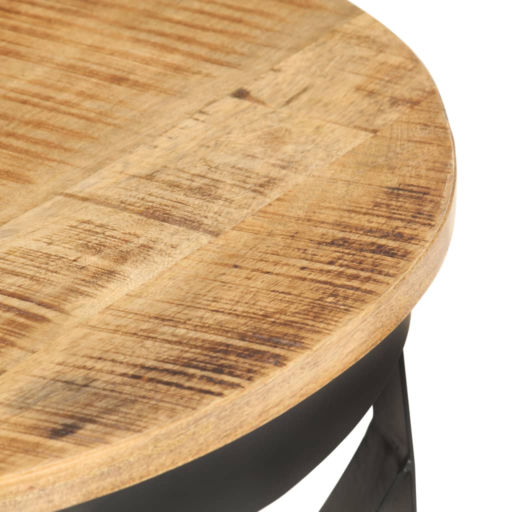 Table basse Ø68x43 cm Bois de manguier brut - XIOS