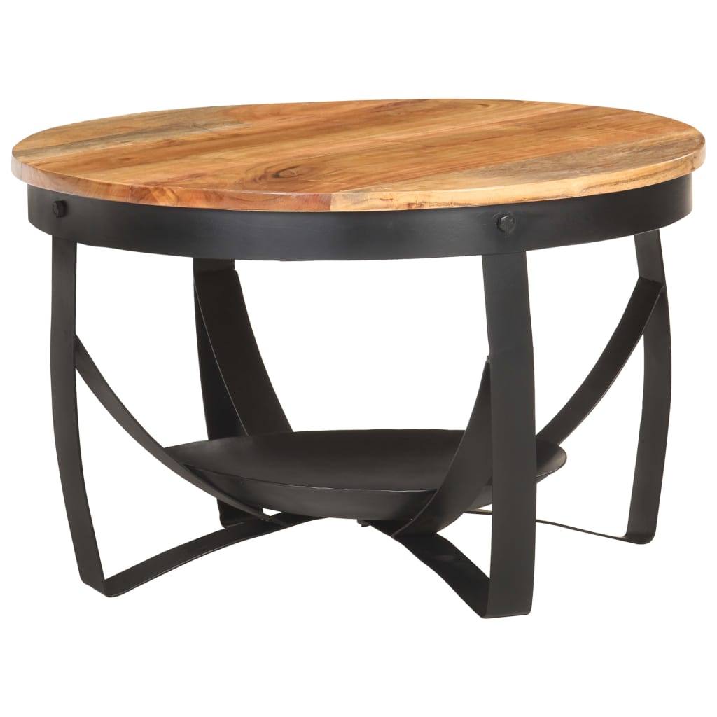 Table basse Ø68x43 cm Bois d'acacia solide - XIOS