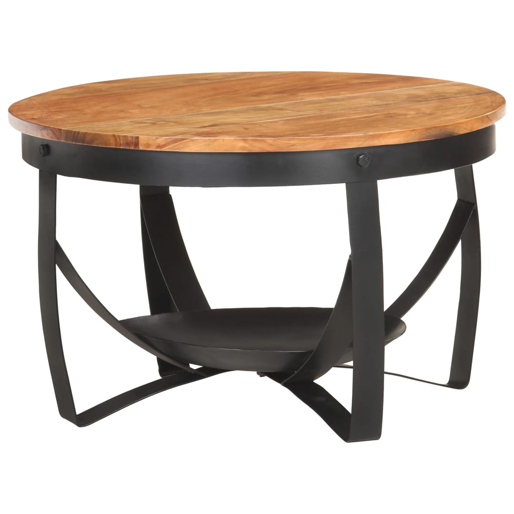 Table basse Ø68x43 cm Bois d'acacia solide - XIOS