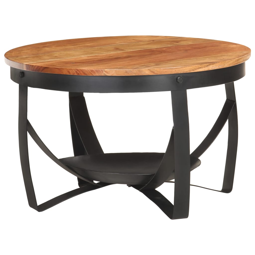 Table basse Ø68x43 cm Bois d'acacia solide - XIOS