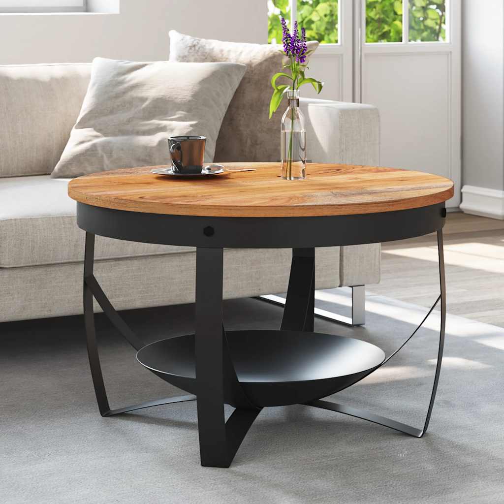 Table basse Ø68x43 cm Bois d'acacia solide - XIOS
