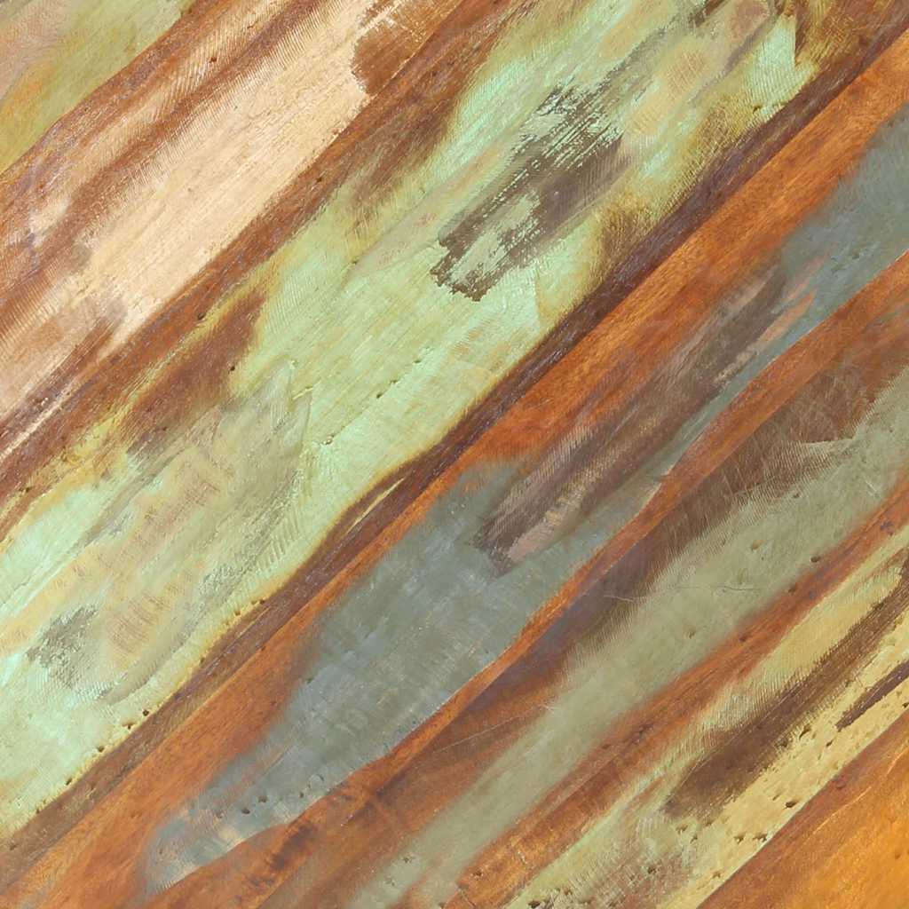 Table basse Ø68x43 cm Bois de récupération massif - XIOS