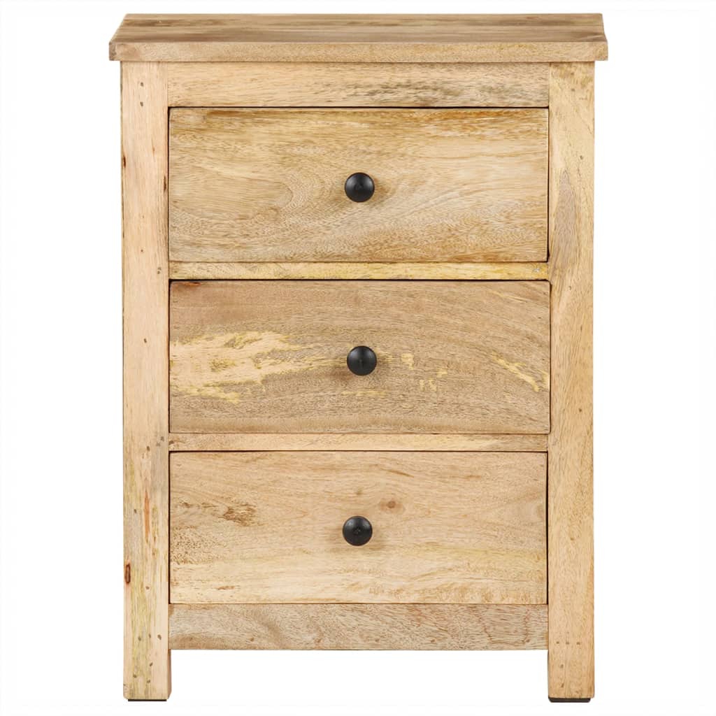 Table de chevet 45x35x60 cm Bois de manguier massif - XIOS
