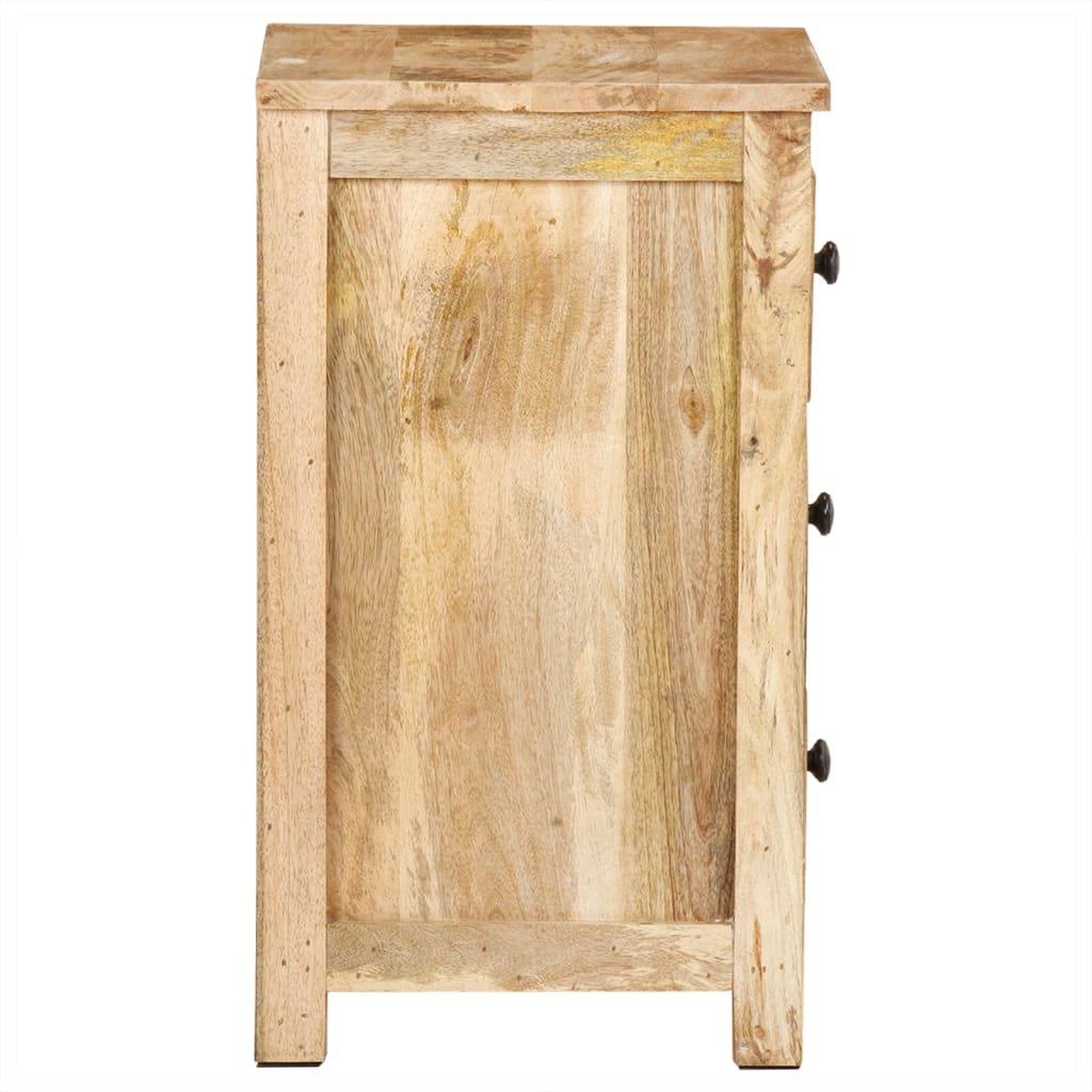 Table de chevet 45x35x60 cm Bois de manguier massif - XIOS