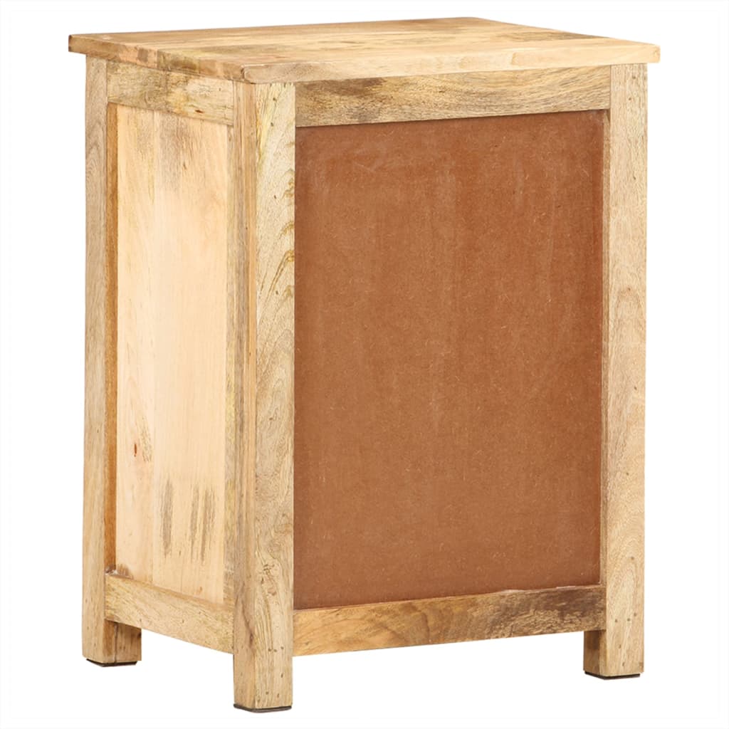 Table de chevet 45x35x60 cm Bois de manguier massif - XIOS