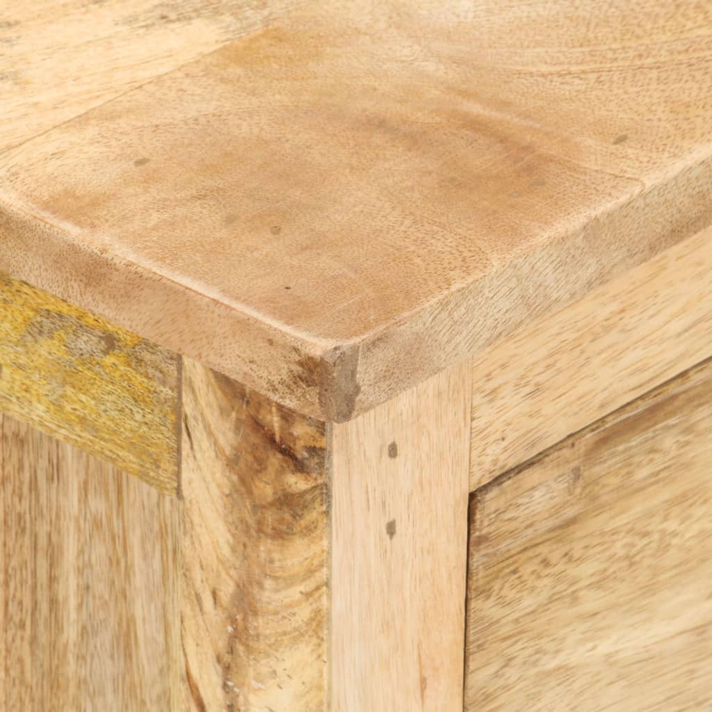 Table de chevet 45x35x60 cm Bois de manguier massif - XIOS