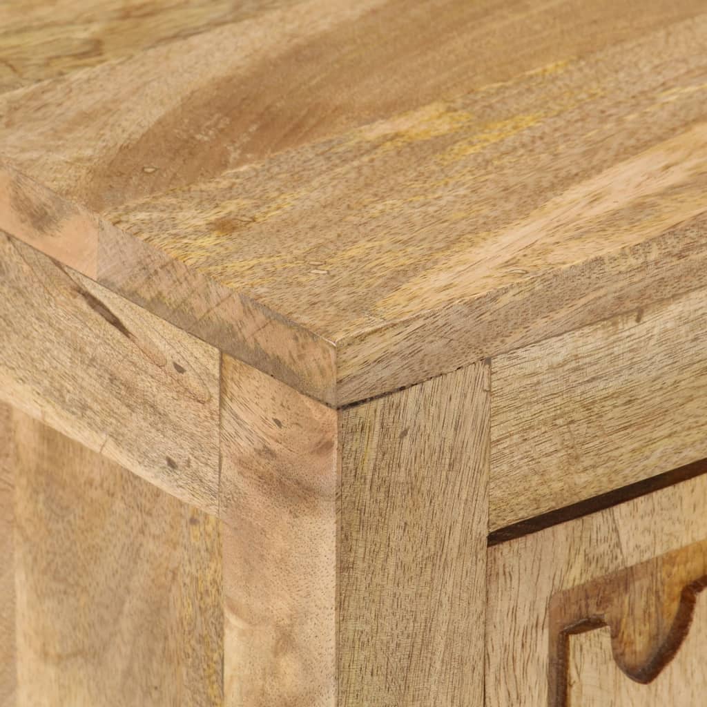 Table de chevet 40x30x50 cm Bois de manguier massif - XIOS