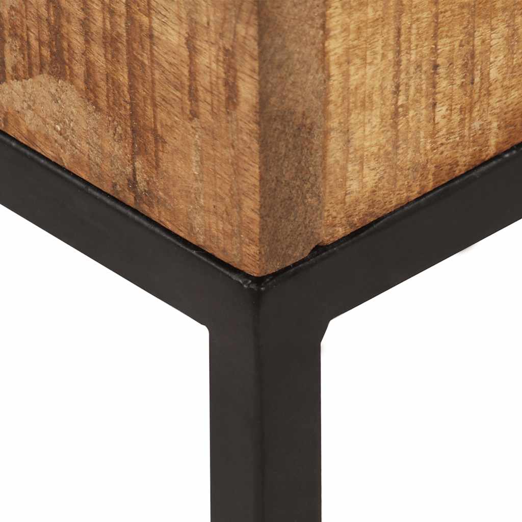 Table d'appoint 30x30x33 cm Bois de manguier brut - XIOS