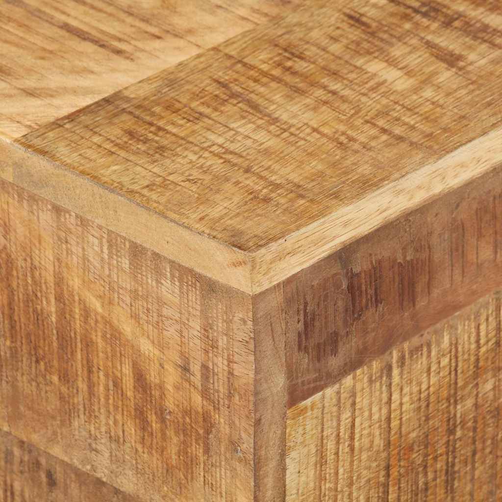Table d'appoint 30x30x33 cm Bois de manguier brut - XIOS