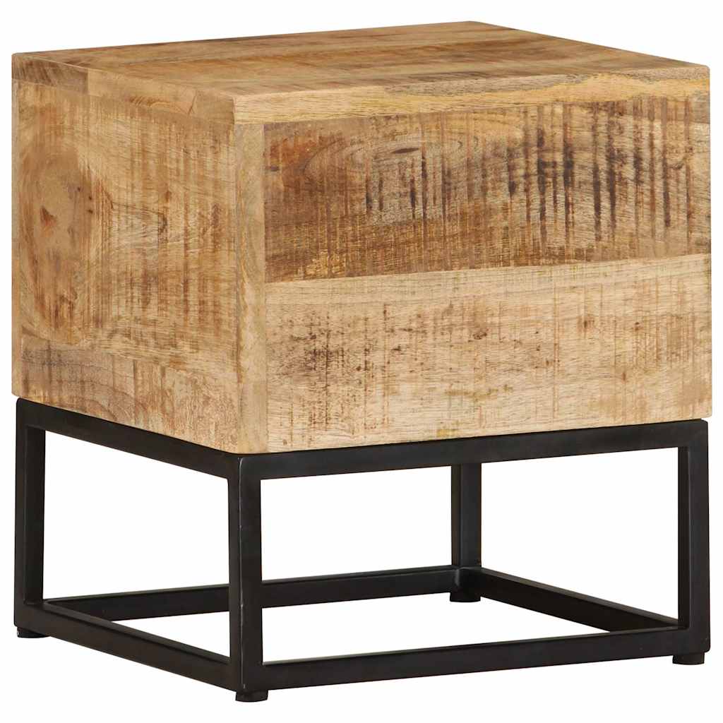 Table d'appoint 30x30x33 cm Bois de manguier brut - XIOS